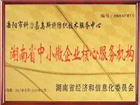 湖南省中小微企业核心服务机构