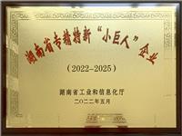 湖南省专精特新“小巨人”企业