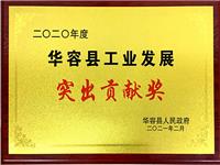 2021年华容县工业发展突出贡献奖